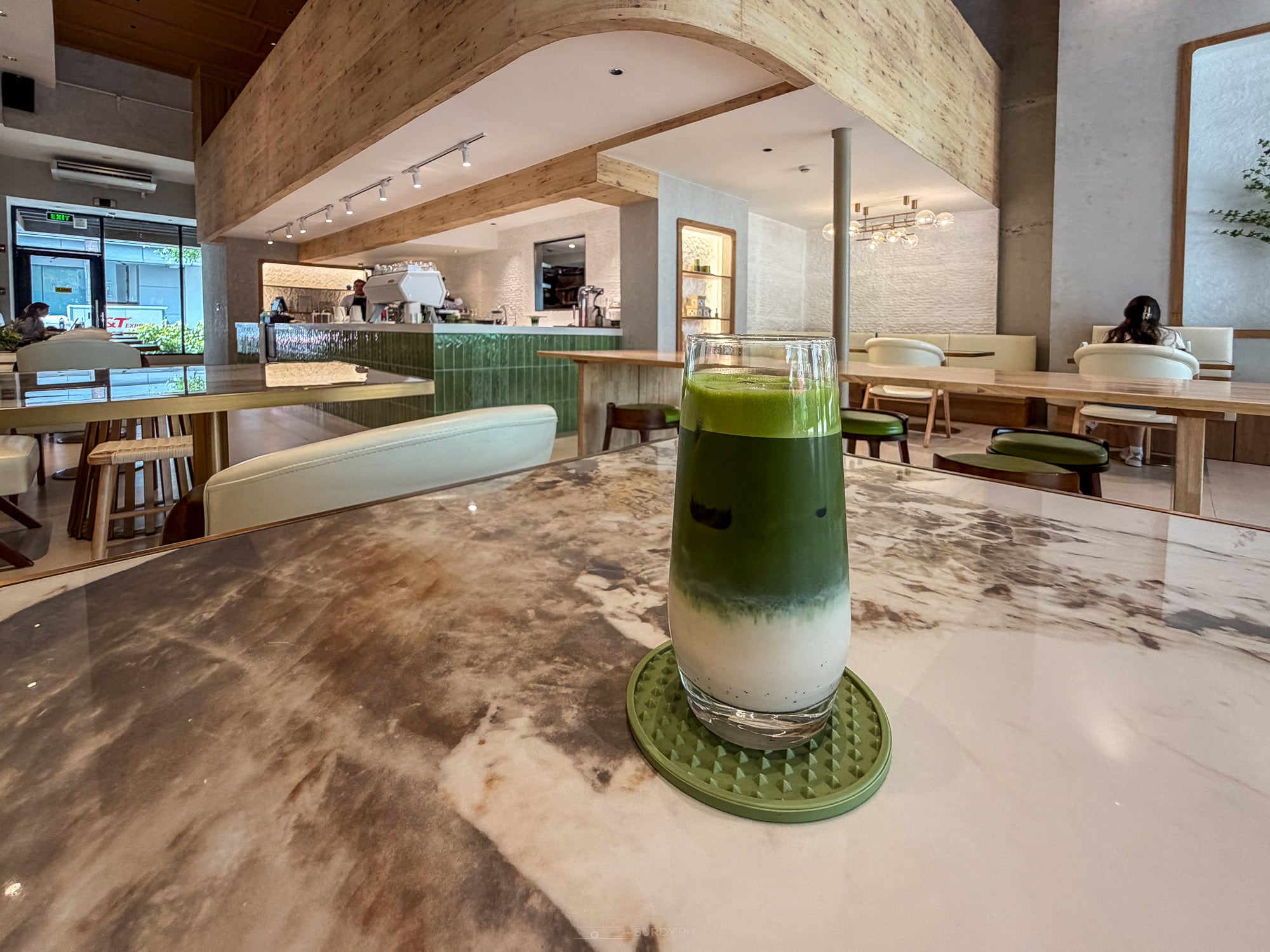 Atelier Matcha, Cebu IT Park: the same latte is ₱270 or ₱480, and here is the difference